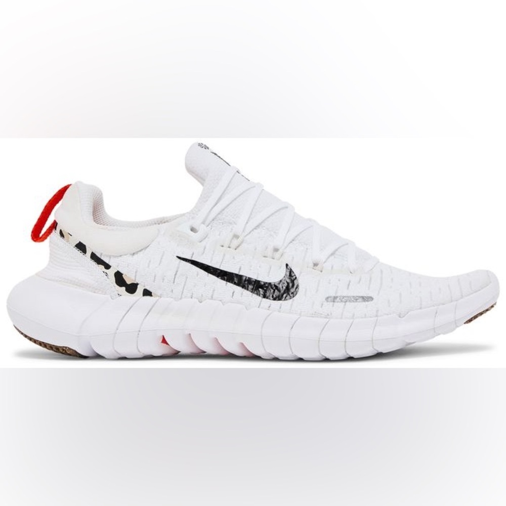 NWOT Nike Free 5.0 Sneakers- White leopard
